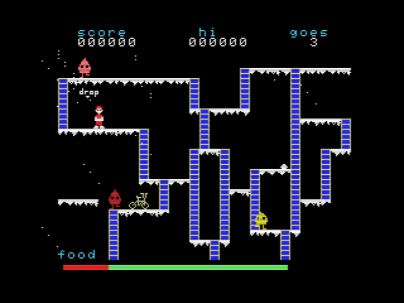 File:The Snowman gameplay (MSX).png