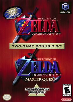 Box artwork for The Legend of Zelda: Ocarina of Time Master Quest.