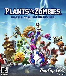 Box artwork for Plants vs. Zombies: Battle for Neighborville.