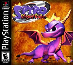 Box artwork for Spyro 2: Ripto's Rage!.