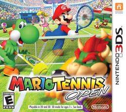 Box artwork for Mario Tennis Open.