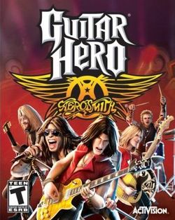 Box artwork for Guitar Hero: Aerosmith.