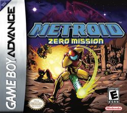 Box artwork for Metroid: Zero Mission.