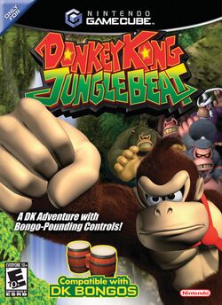 Box artwork for Donkey Kong Jungle Beat.