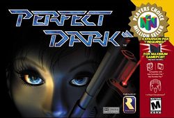 Box artwork for Perfect Dark.