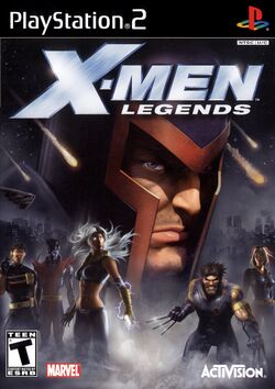Box artwork for X-Men Legends.