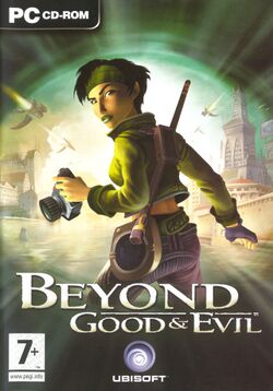 Box artwork for Beyond Good & Evil.