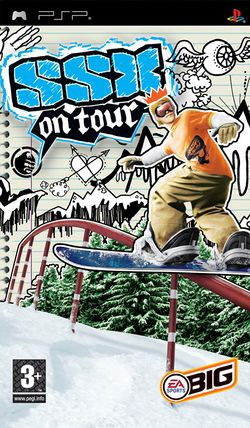 Box artwork for SSX on Tour.
