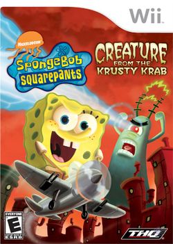 Box artwork for SpongeBob SquarePants: Creature from the Krusty Krab.