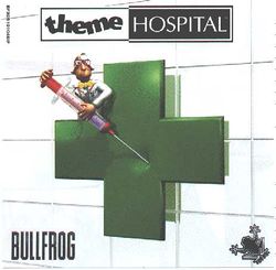 Box artwork for Theme Hospital.