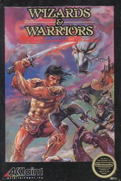 Box artwork for Wizards & Warriors.