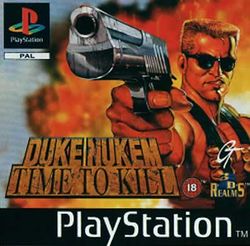 Box artwork for Duke Nukem: Time To Kill.