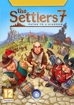 Box artwork for The Settlers 7: Paths to a Kingdom.