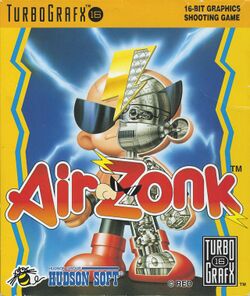 Box artwork for Air Zonk.