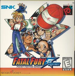 Box artwork for Fatal Fury: First Contact.