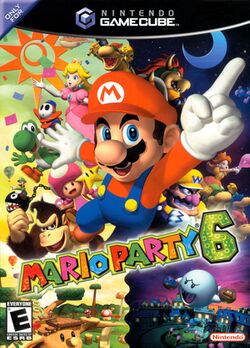 Box artwork for Mario Party 6.