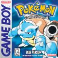 English language boxart for Pokémon Blue version.