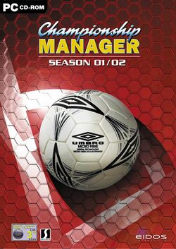 Box artwork for Championship Manager: Season 01/02.