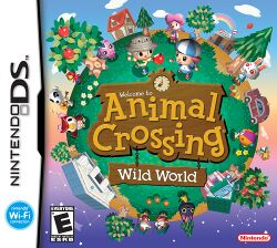 Box artwork for Animal Crossing: Wild World.