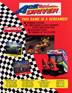 Box artwork for Ace Driver.