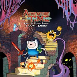 Box artwork for Adventure Time: Explore the Dungeon Because I Don't Know!.