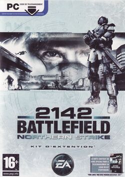 Box artwork for Battlefield 2142: Northern Strike.