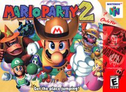 Box artwork for Mario Party 2.