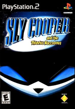 Box artwork for Sly Cooper and the Thievius Raccoonus.