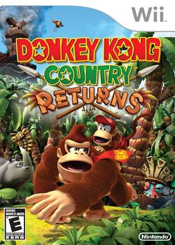 Box artwork for Donkey Kong Country Returns.