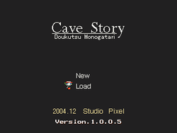 Box artwork for Cave Story.