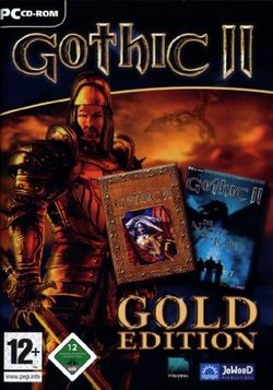 Box artwork for Gothic II Gold Edition.