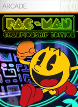 Box artwork for Pac-Man Championship Edition.