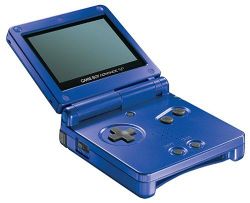 The console image for Game Boy Advance SP.