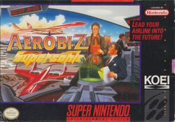 Box artwork for Aerobiz Supersonic.