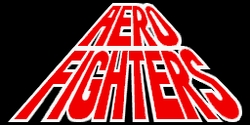 The logo for Aero Fighters.