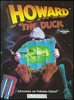 Box artwork for Howard the Duck.