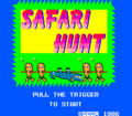 Start screen for Safari Hunt.