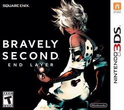 Box artwork for Bravely Second: End Layer.