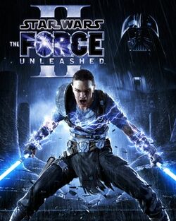 Box artwork for Star Wars: The Force Unleashed II.