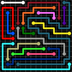 Flow Free Jumbo Pack Grid 14x14 Level 21.png