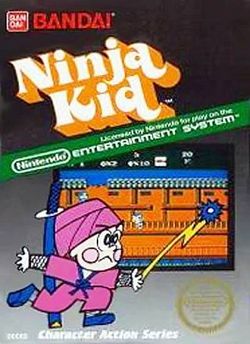 Box artwork for Ninja Kid.