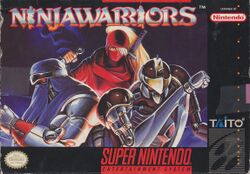 Box artwork for Ninja Warriors.