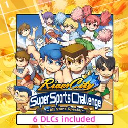 Box artwork for River City Super Sports Challenge ~All Stars Special~.