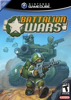 Box artwork for Battalion Wars.