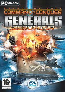 Box artwork for Command & Conquer: Generals - Zero Hour.