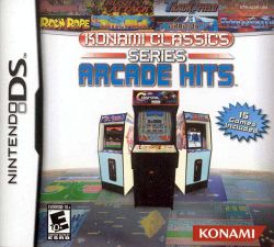 Box artwork for Konami Classics Series: Arcade Hits.