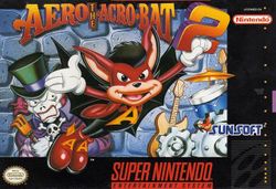 Box artwork for Aero the Acro-Bat 2.
