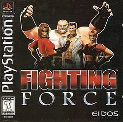 Box artwork for Fighting Force.