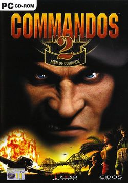 Box artwork for Commandos 2: Men of Courage.