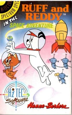 Box artwork for Ruff and Reddy in the Space Adventure.